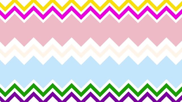 Colorful zigzag pattern with horizontal chevron stripes geometric background texture design geometric background
