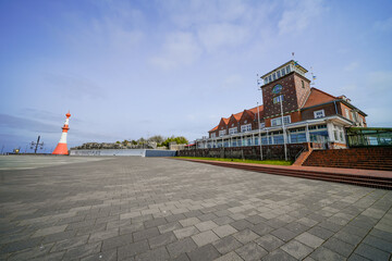 View of the landscape and sights of the city of Bremerhaven.
