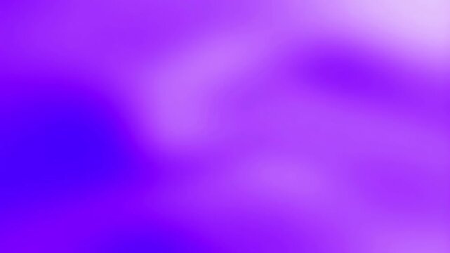 Abstract animation of smooth purple and blue color gradients flowing and blending softly. Layered purple and lavender tones enhance movement and depth.