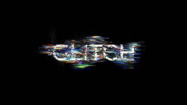 Distorted Glitch Title