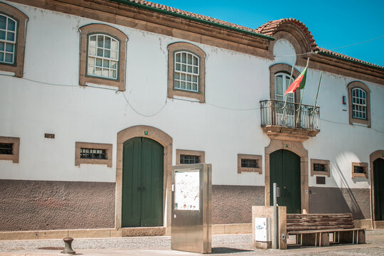 typical houses of Mon&ccedil;ao, Portugal