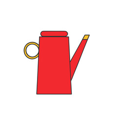 Red watering can illustration © rini