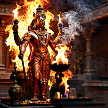 Agni, Vedic Hindu god of fire
