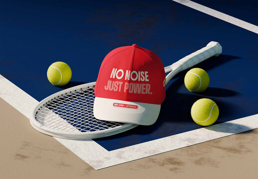 Tennis Cap Mockup