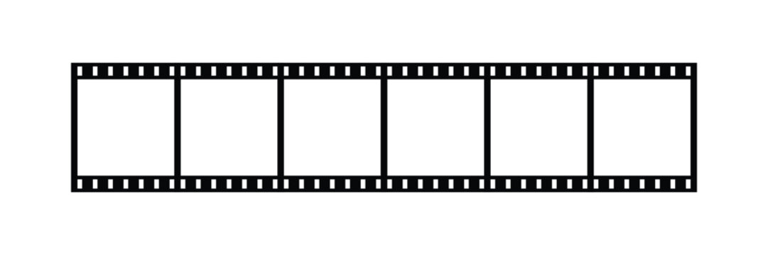 Film strip frame vector illustration