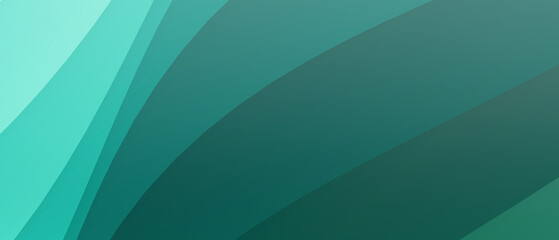 Abstract green geometric background with overlapping diagonal wave stripes and gradient color transition for modern design themes © Master_BG