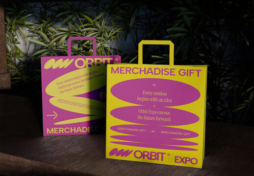 Shop Bag Mockup