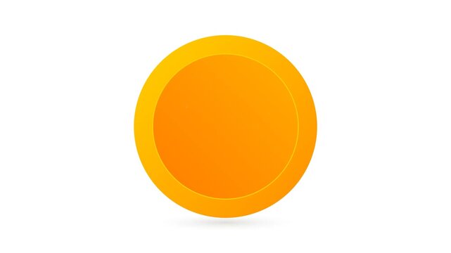 Nutrition tracking plate icon with orange yellow gradient and animated food symbols