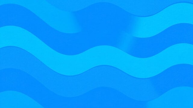 Blue abstract wave bands flow horizontally across a layered digital background. Social media graphics, title sequence, and digital signage.