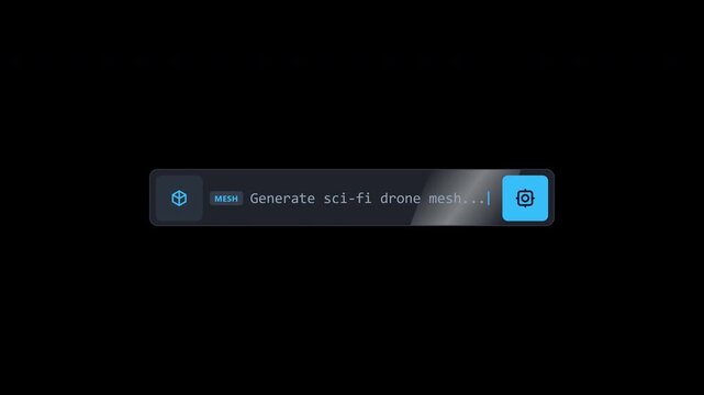 A clean 4k web search bar animation with blinking cursor for website interface design and digital technology projects