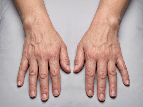 Symmetrical MCP Joint Swelling and Ulnar Deviation in Rheumatoid Arthritis