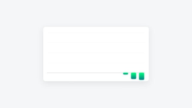 Genetic Data Sequencing Visualization with Glowing Teal and Green Gradient Bar Chart