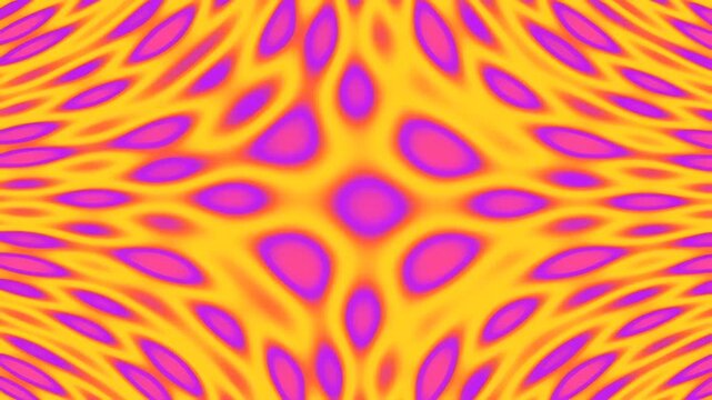 Vibrant psychedelic abstract pattern with flowing colorful shapes