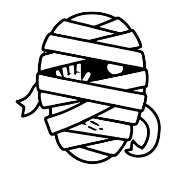 mummy icon isolated PNG transparent