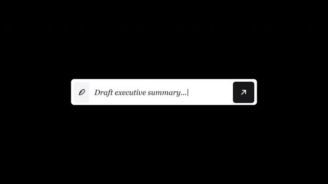 A clean 4k search bar animation with a blinking text cursor appearing on a neutral background perfect for web or software interfaces