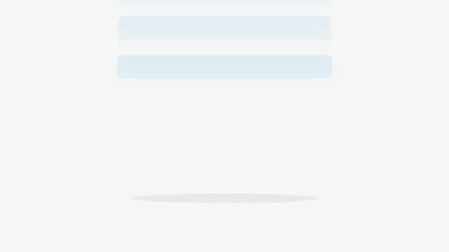 Atmospheric Layers Icon with Stacking Blue Gradients and Glowing Altitude Markers