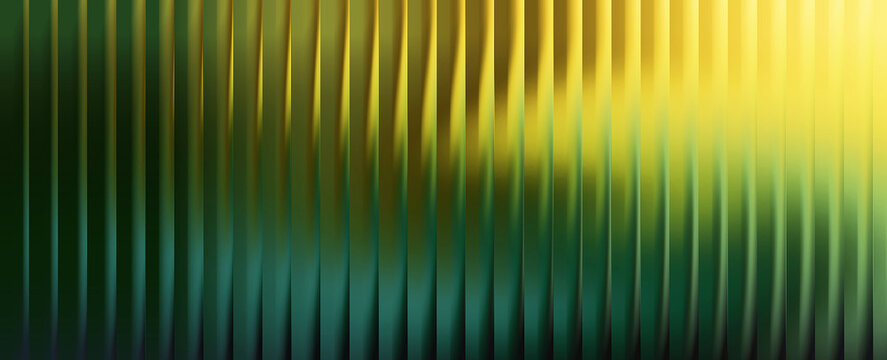 Vertical stripes in gradient green and yellow, abstract background