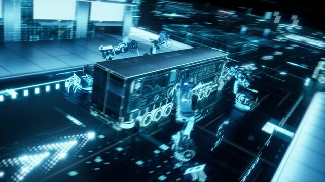 Smart Supply Chain Digital Twin and Logistics Network