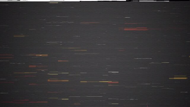Vhs Realistic old tv static glitch crt noise animation with analog signal distortion and  texture. 4k video