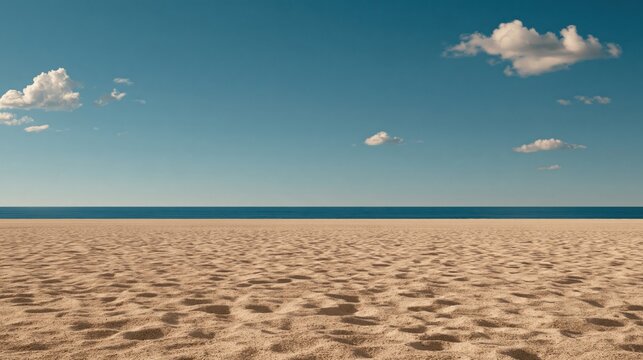 Surreal Horizon Line and Minimal Composition in Photography