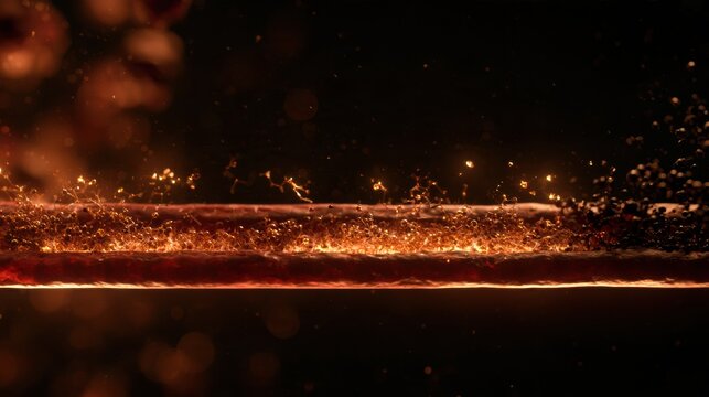 This render shows the blood-brain barrier cross-section, highlighting tight junctions and beneficial molecule passage on a dark background.