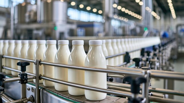 Efficient Dairy Production Process in Modern Facility