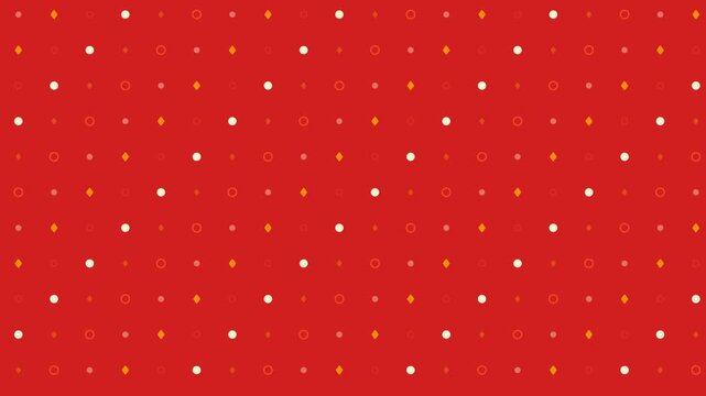 Red seamless polka dot pattern festive background for holiday greeting card or website banner design