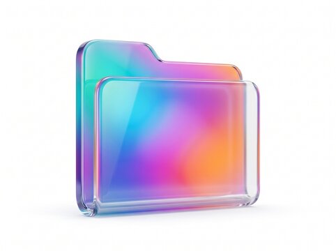 folder icon on white background