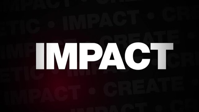 Kinetic typography motion graphics video with glitch effects and bold text transitions