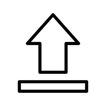 Upload Icon Vector Symbol Design Illustration