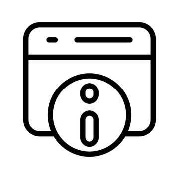 Information Icon Vector Symbol Design Illustration