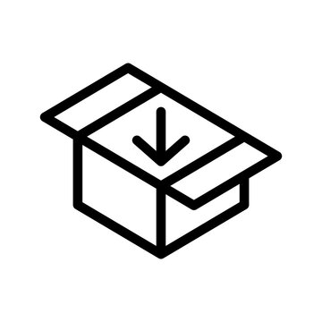 Packaging Icon Vector Symbol Design Illustration