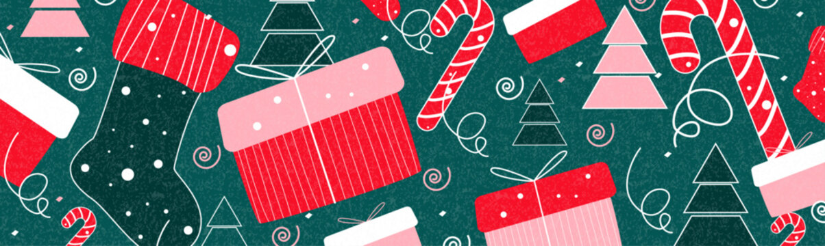 Beautiful Christmas festive background.