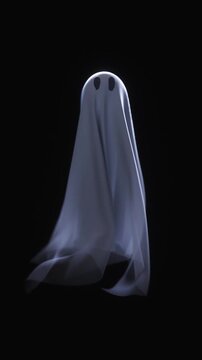 Cute ghost 3d render