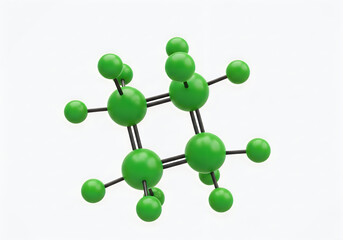 Obraz premium 3d molecular structure of methane derivative