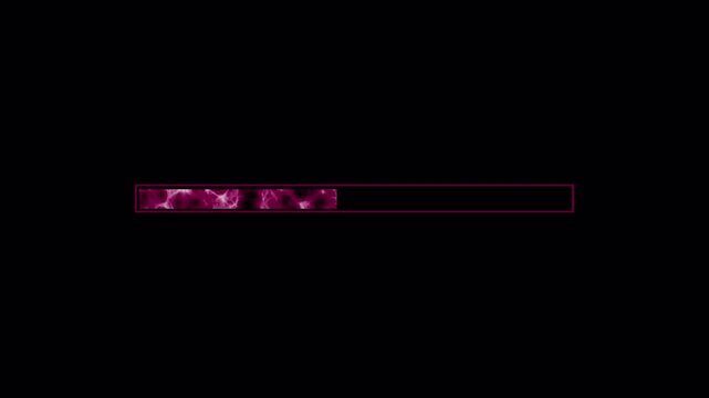 abstract loading bar animation transparent background, Loading bar and percentage Futuristic progress loading bar 0-100 percent in 4k	