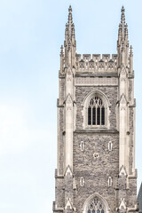 Obraz premium Colonial style stone tower, Soldier's Tower, Toronto