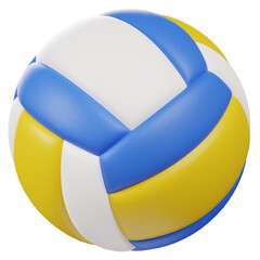 Obraz premium 3D Beach Volleyball Icon