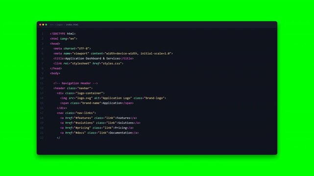 Computer software development programming source code editor interface display