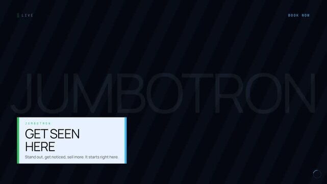 Lowerthird Advertisement Graphic with Text Animation