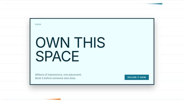 Advertising Space Mockup for Digital Out of Home Marketing
