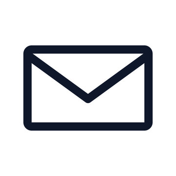 Envelope mail letter line icon
