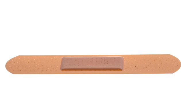adhesive bandage plaster for first aid, isolated on transparent background.