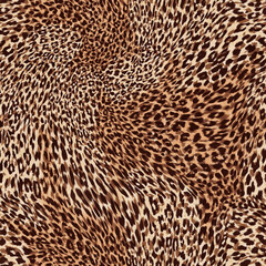 Natural leopard fur animal print design for fashion textile © SUNAKKO