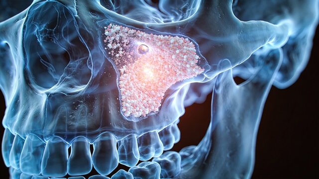Alveolar Bone Grafting Dental Ridge Augmentation Procedure 3D Medical Illustration