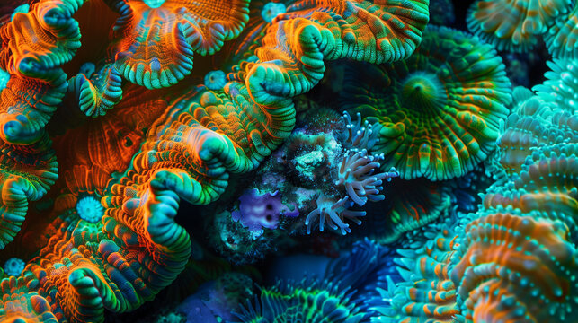 colorful coral reef