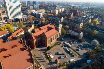 panorama miasta -okolica ul. Katarzynki. Pomorskie © WojciechWojcik