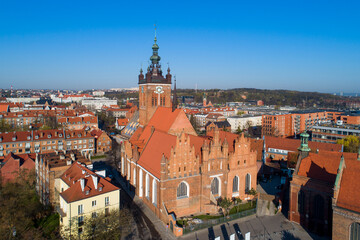panorama miasta -kosciol Rektorski. Pomorskie © WojciechWojcik
