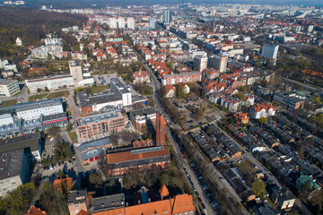 panorama miasta -Wrzeszcz. Pomorskie © WojciechWojcik