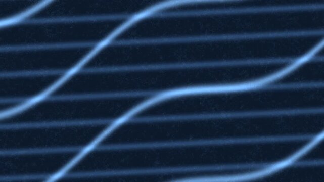 青白いウィップパンの水平移動と曲線状の映像素材
